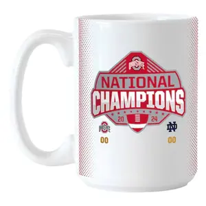 OHIO STATE BUCKEYES 2024 NATIONAL CHAMPIONS 15OZ. CERAMIC MUG