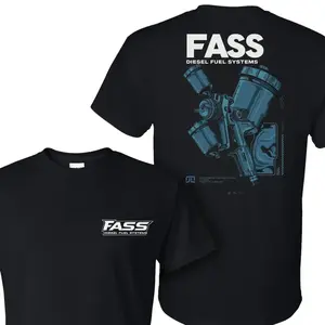 FASS Diesel Fuel Systems Shirt Mechanical Parts Graphic Tee, Diesel Performance Fan Shirt, Gift for Mechanics, Diesel Enthusiasts, Technicians, Garage Lovers