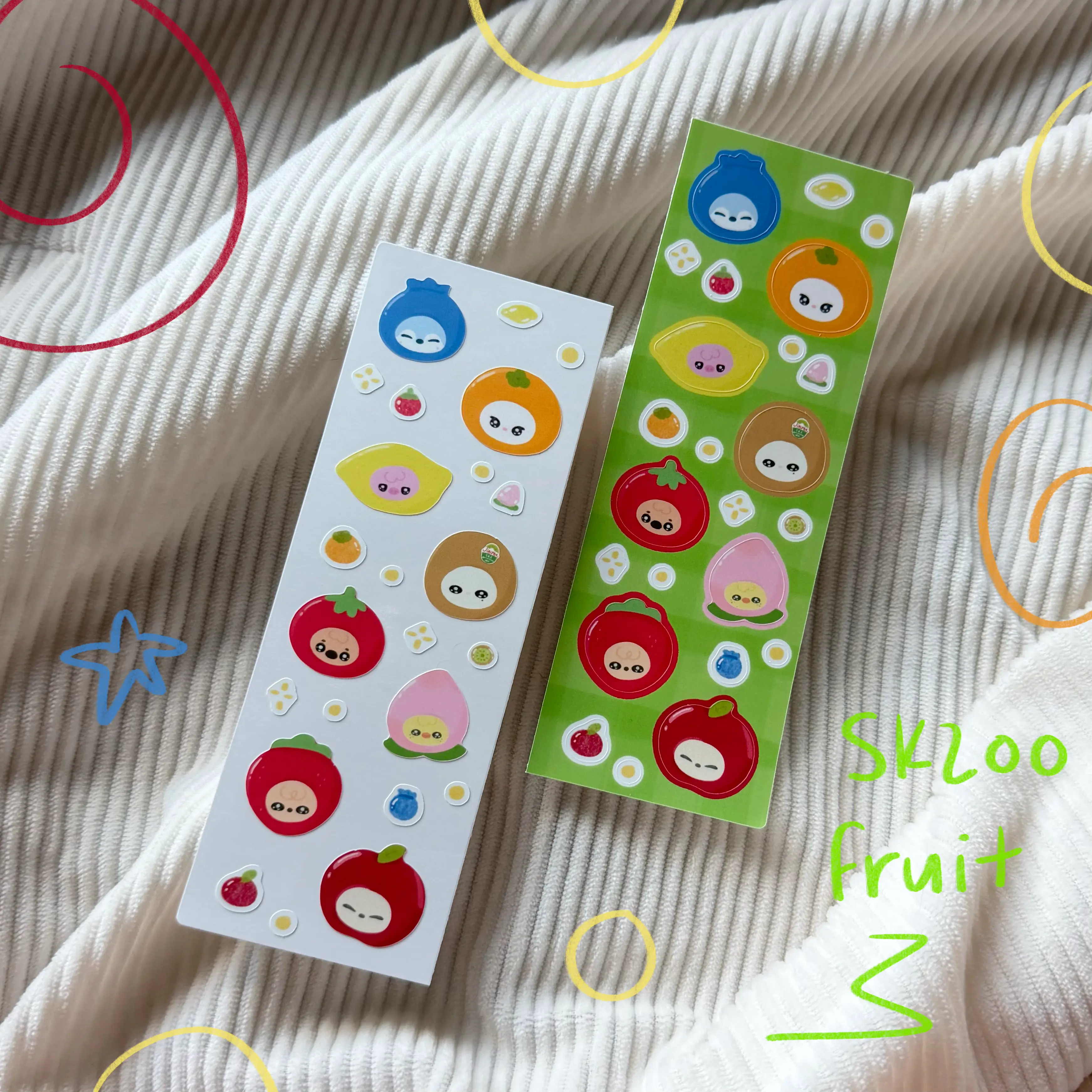 Skz Fruit Sticker Sheet