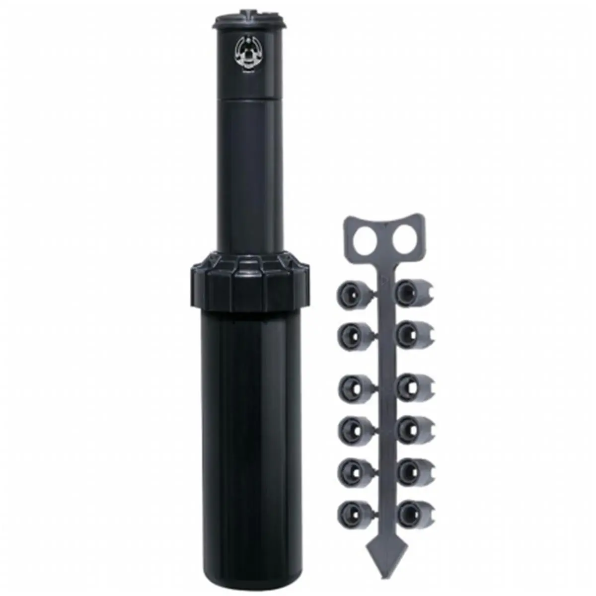 Toro 212 MAIN T5 Rapidset Rotor Head (53825) - 3/4 in. FIP, 5 in., Tool-Free Arc Adjust, 3.0 GPM Nozzle, 4 Low Angle/8 Standard Spray Nozzles, 25 ft.-50 ft. Coverage, Outdoor Garden Watering & Irrigation Component