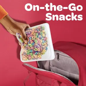Kellogg's Froot Loops Original Breakfast Cereal, Fruity Flavored Cereal, Good Source of Fiber, Family Size, 16.6 oz