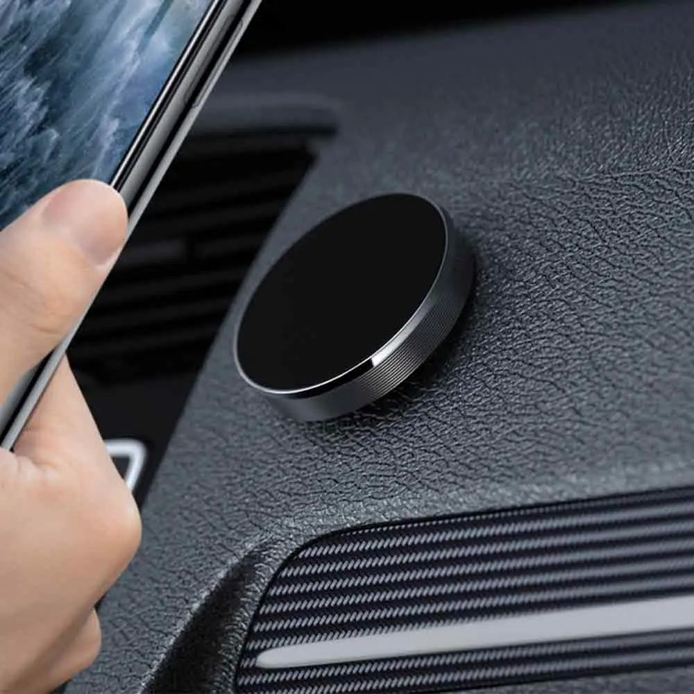 Air Outlet Magnetic Phone Holder for Car, Creative Round-shaped GPS Dashboard Car Phone Holder, Car Phones Mount, Universal Car Accessories