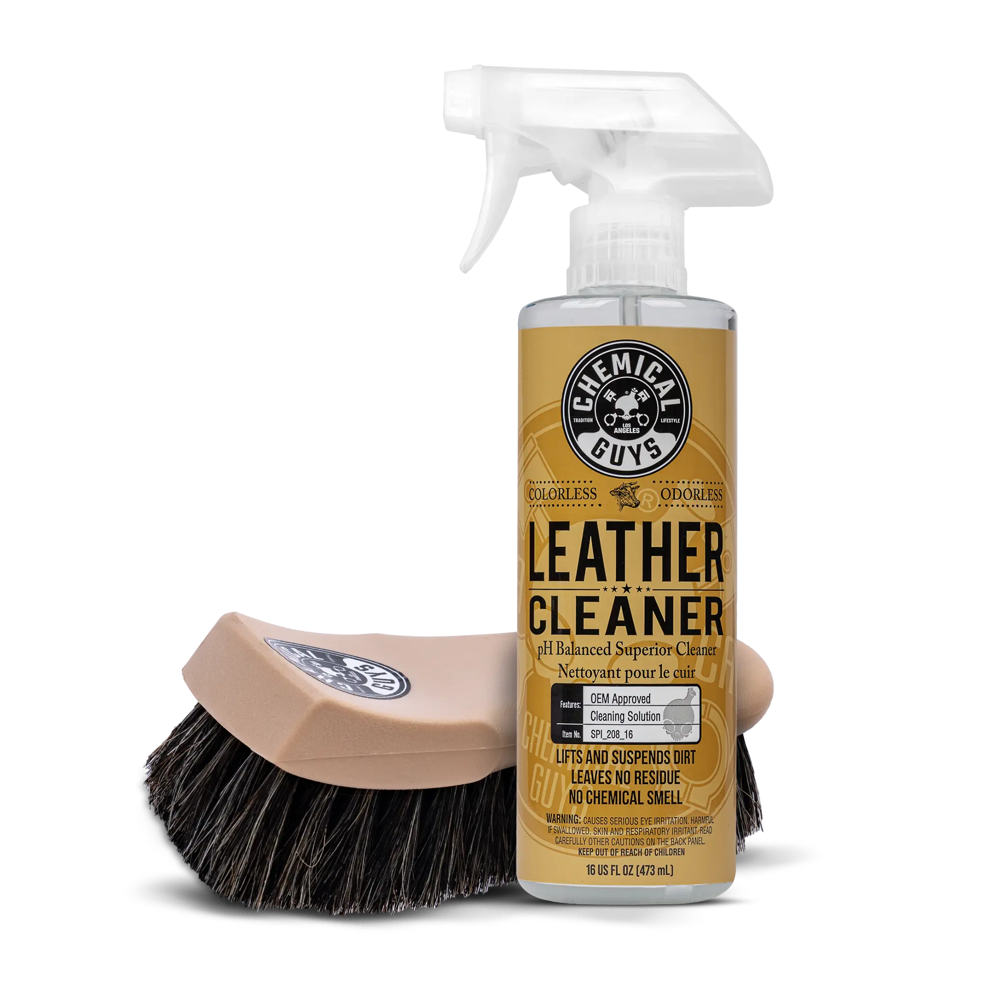 CHEMICAL GUYS Premium Leather Care Kit - Automotive Interior Cleaning & Detailing Products, Car Accessories for Seats, Dashboards