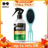 Goiple 250ml 2-in-1 Wig Milk Spray & Comb Set, Gentle Non-Toxic Haircare, Leave-In Conditioner Detangler with Tea Tree & Coconut Oil, Anti-Frizz Hydration, Detangles Dry Wigs for Human/Synthetic Use, Easy Combing, Back to School