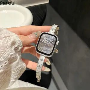 Applicable to Apple Watch s10 strap iwatch Buccellati bracelet applewatch women's metal wristband