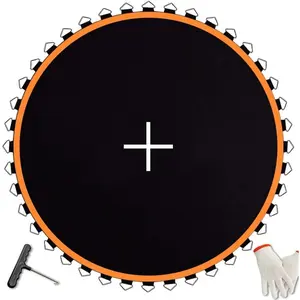 Mat  for 12ft Round Frame - Fits 72 V-Rings & 5.5" Springs - Mat Diameter 127in, Reinforced, UV-Resistant - Not Fit 14ft