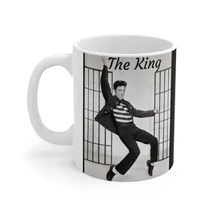 Elvis Presley The King of Rock & Roll Coffee Cup Ceramic Mug 11oz