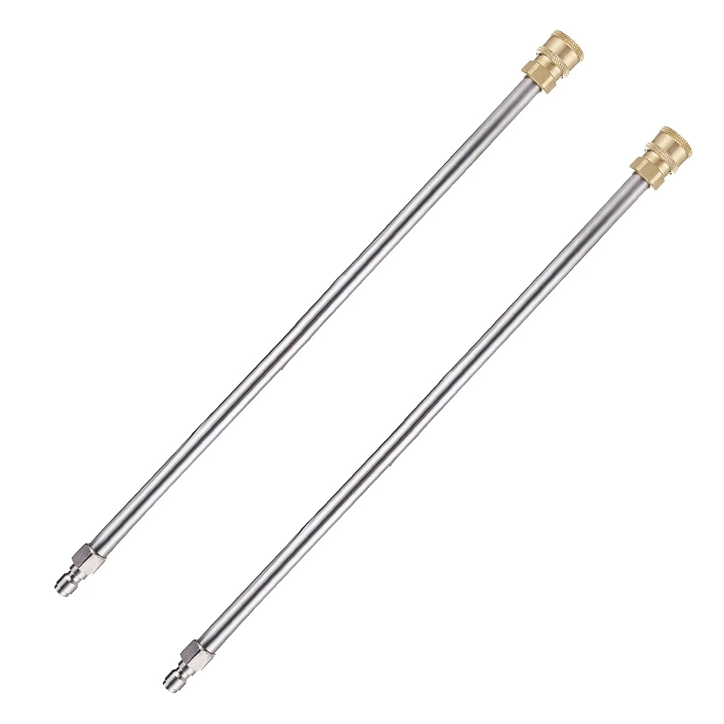 RIDGE WASHER Pressure Washer Extension Wand, 17 Inch Stainless Steel 1/4 Inch Quick Connect Power Washer Lance, 2 Pack, DealsForYouDays