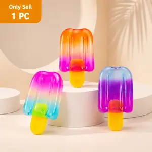1 PC Ice Cream Squishy Toy – Colorful Slow Rising Squeeze Stress Relief, Soft Sensory Fidget, Party Favor Birthday Gift