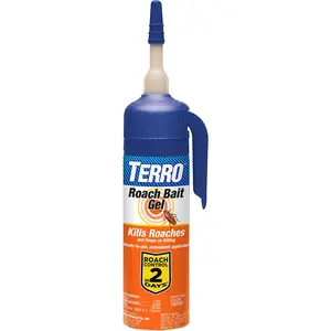 Terro T502 Ready-to-Use Indoor Cockroach Gel Bait Killer - Kills German, American, Oriental Roaches, 3 oz