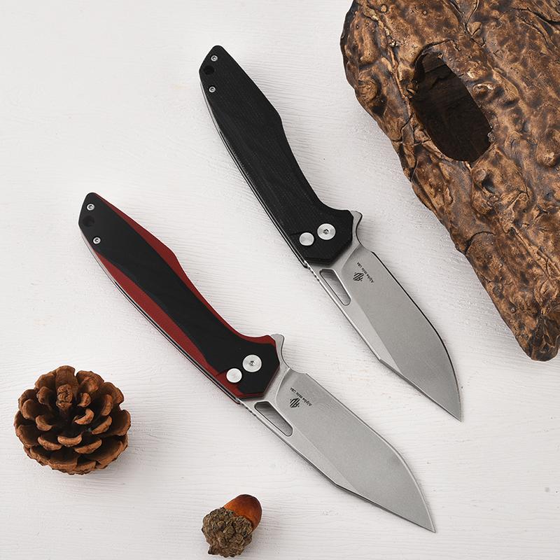[Lone Wolf] Outdoor Multi-Functional Tool Knife EDC Folding Knife High-End Outdoor Tactical Knives Durable Blade with Non-Slip Handle Portable Camping Pocket Knife Tactical Multi-Tool Knife