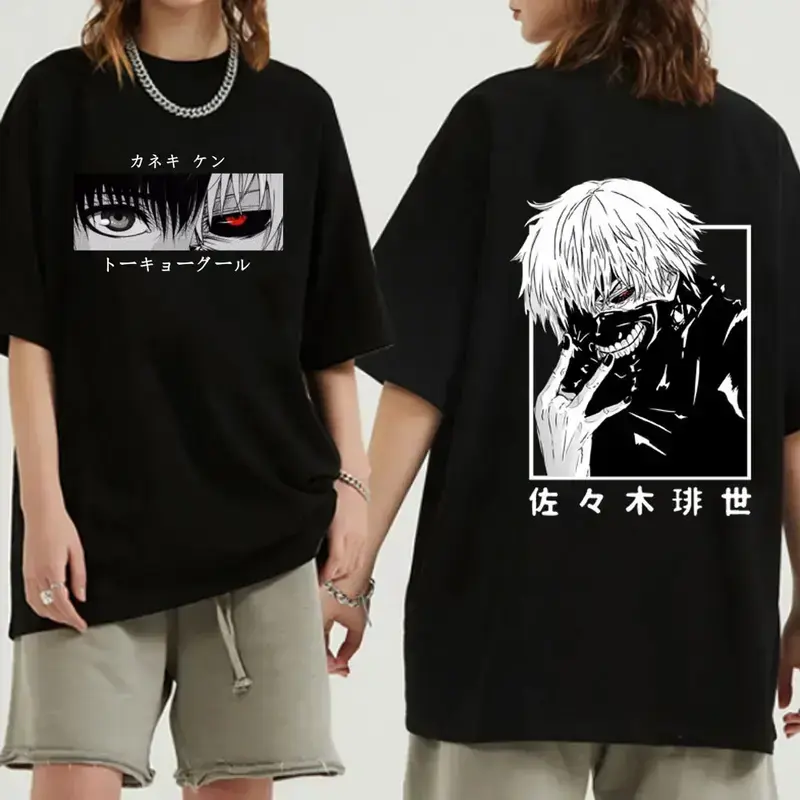 Japanese Anime Kaneki Ken Shirt T Ghoul T-shirt Men Kawaii Manga Graphic Tees Fashion Tshirt T-shirts, Sweater, Hoodies –  Anime graphic lover t-shirt graphic tees hoodie
