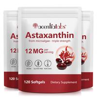 acentiallabs Astaxanthin 12mg, 120 Softgels*3
