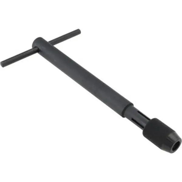 T-Handle Tap Wrench with Ergonomic Grip, 7/32-1/2 in Tap Capacity, 10-5/8 in Overall Length, Model C67213, Tap Capacity 7/32-1/2 In