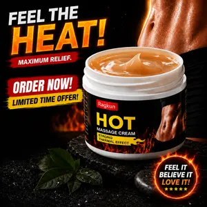 Ragkun Body Self-Warming Gel - Made from natural extracts. Using and massaging this product can enhance comfort during exercise and relieve soreness after exercise. Body Care Lotion