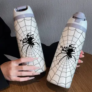 Art Spider 32oz Dual-Drink Sports Water Bottle, Hydration Tumbler, 304 Stainless Steel Large Capacity Insulated Cup, Perfect Gift for Women