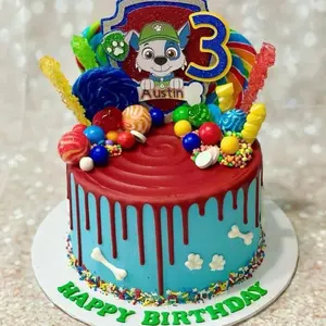 Pawpatrol birthday party decor (cake topper) custom cake toppers hand made