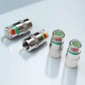 4-Pack Tire Pressure Monitor Valve Caps, Real-Time Tire Pressure Alert System, High Precision Sensors, Easy Installation for All Cars, Drive Safely with Pressure Warning, Durable & Accurate, Prevent Blowouts, Extend Tire Life.