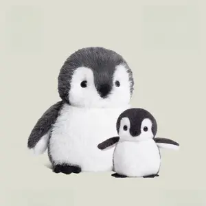 Penguin plush toy pillow doll standing plush figure home decoration gift for children and girls