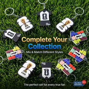 2026 FIFA World Cup Official Licensed Keychain, Lightweight FIFA Fan Key Ring, Durable Soccer Theme Pendant for Keys, Backpack & Bag Accessories, Collectible Sports Gift for Football Fans