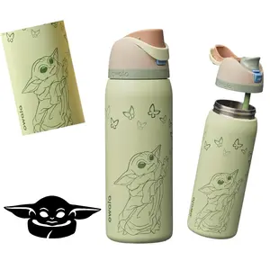 Owala FreeSip Insulated Stainless Steel Water Bottle with Straw, BPA-Free Sports Water Bottle, Great for Travel, 32 Oz, GroGu