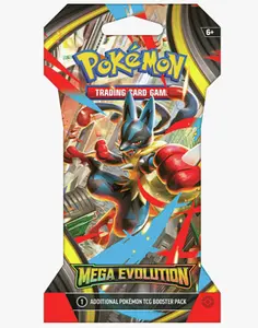 Pokémon Trading Card Game Mega Evolution Sleeved Booster Pack - Additional TCG Pack for Collectors