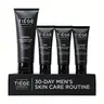 Tiege Hanley Skincare System (Levels 1-3) - Face Wash + Exfoliating Scrub + AM SPF Moisturizer + PM Night Cream + Eye Cream + Peptide Retinol Serum