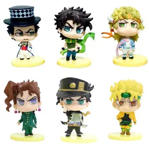 1 Pc Anime JoJo's Bizarre Adventure Action Figures Statue Kujō Jōtarō Higashikata Josuke Rohan PVC Model Collection Kid Toy