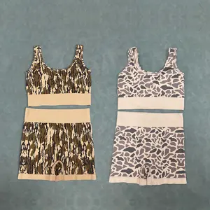 Adult Women Camo Athletic Sports Set