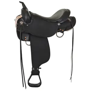 Circle Y High Horse 6914 Daisetta Cordura Trail Saddle, 16", Wide Fit