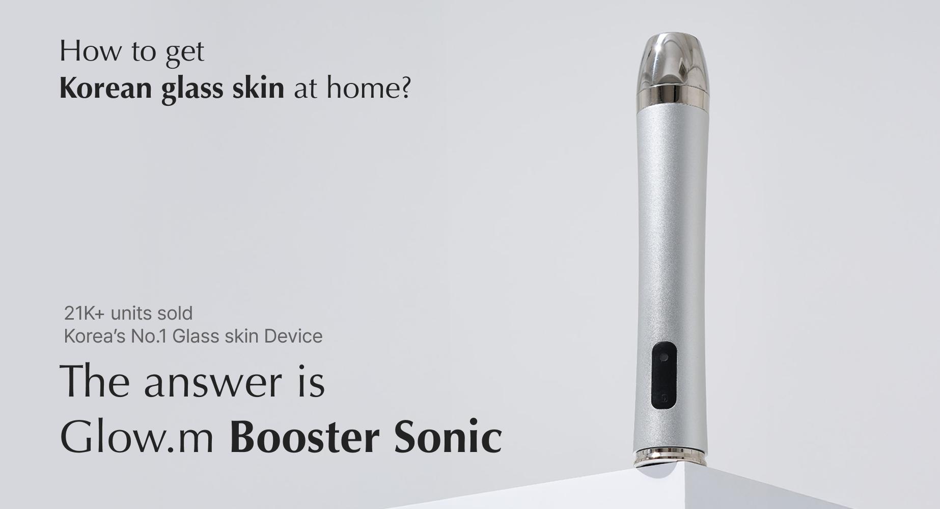 glow.m] Booster Sonic with Moisture Booster Gel (100g) | Kbeauty