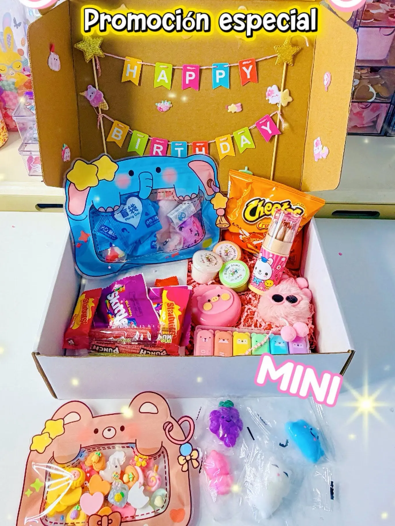 Kawaii Happiness MINI Box - 8 Piece Curated Stationery & Gift Set