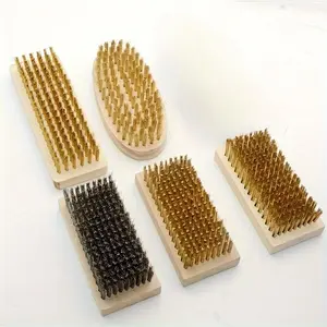 Polishing and cleaning brush - industrial mesh roller