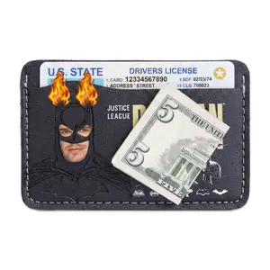 3-Tier Minimalist Men's Wallet with Money Clip & ID Window, Slim Front Pocket Card Holder for Credit Cards & Driver License, Stylish Gift for Men,Perfect Father's Day Gift
