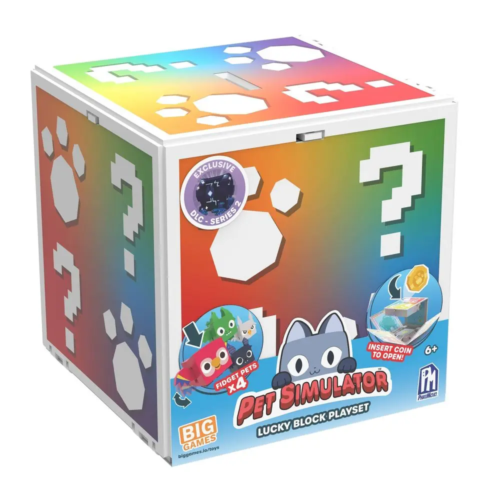 Pet Simulator X Lucky Block Playset 6 Pieces 4 Pets Coin DLC Code - TikTok Shop Pet Simulator X Lucky Block Playset 6 Pieces 4 Pets Coin DLC Code - TikTok Shop
