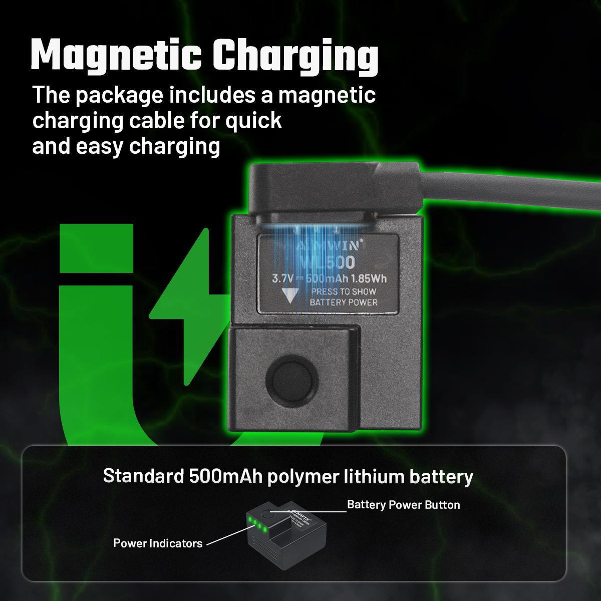 Aimwin WL10 GL & WLC500 900 Lumens All-Purpose LED Flashlight , Sup Bright Rechargeable Torch for Home, Work, Camping & Car Emergency