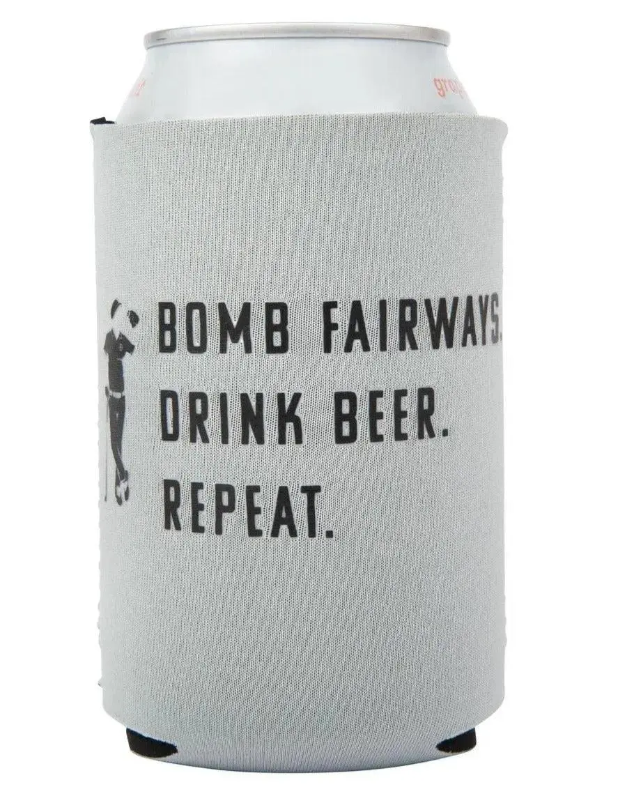 Golf Lessons Insulated Koozie - Innovative Product for Golfers, Outdoor Sports & Ball Sports Use
