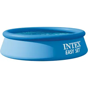 Easy Set 8 ft x 24in Above Ground Pool, Round Inflatable Swimming Pool, Pump Not Included