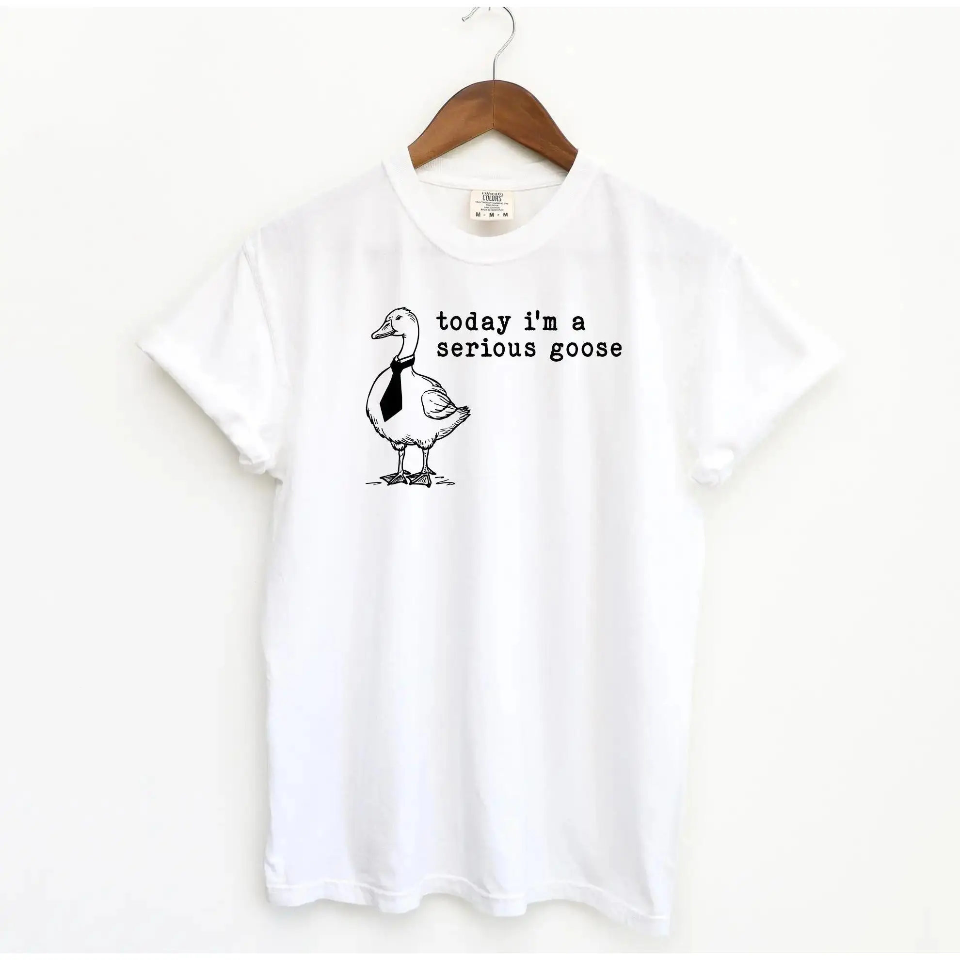 Serious Goose Funny Shirt, Meme Comfort Colors Shirt Menswear T-Shirt