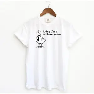 Serious Goose Funny Shirt, Meme Comfort Colors Shirt Menswear T-Shirt