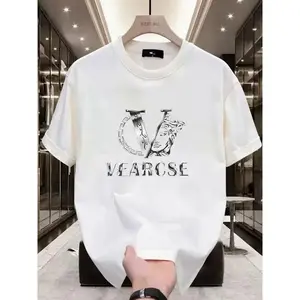 Intricate ‘VEARCSE’ & Ornate ‘V’ Logo in Premium Black & White,Regular length - Casual daily wear - Travel outfit - Basic base layer.