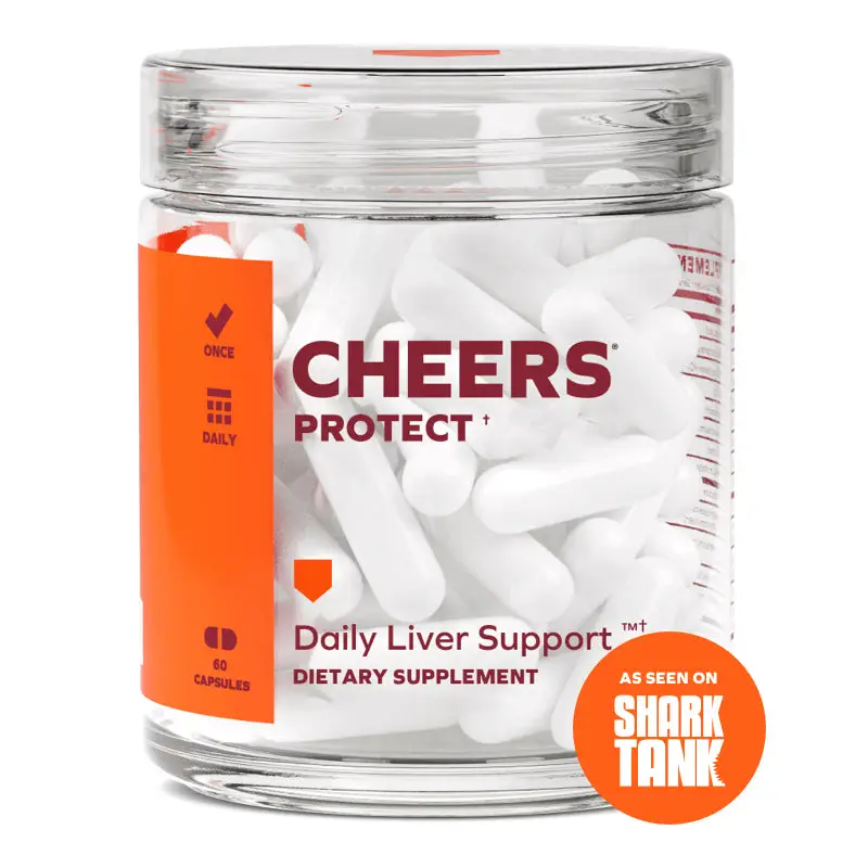 Cheers Protect | Daily Liver Supplement for Drinkers with L-Cysteine + DHM | Inc...