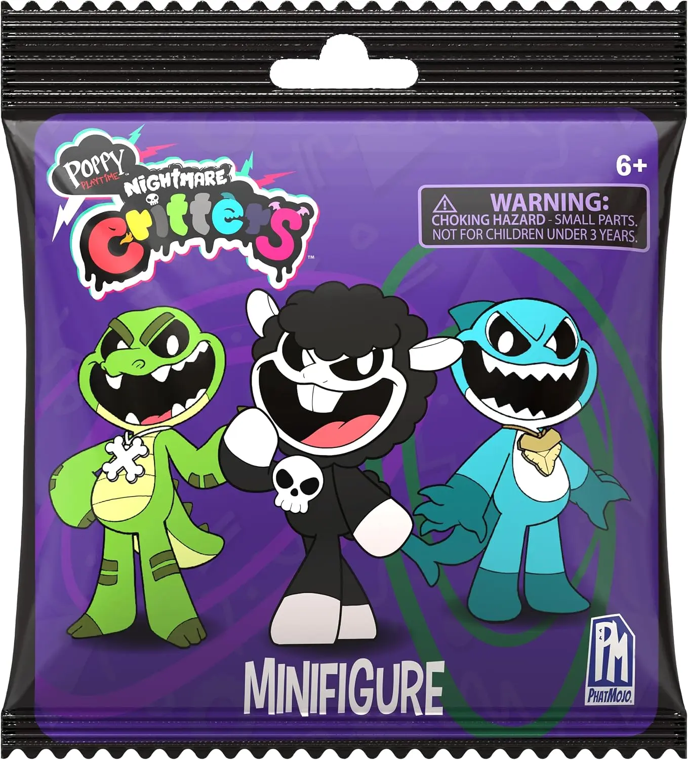 Poppy Playtime Nightmare Critters Mystery Minifigure Blind Bag, 1 Random Figure