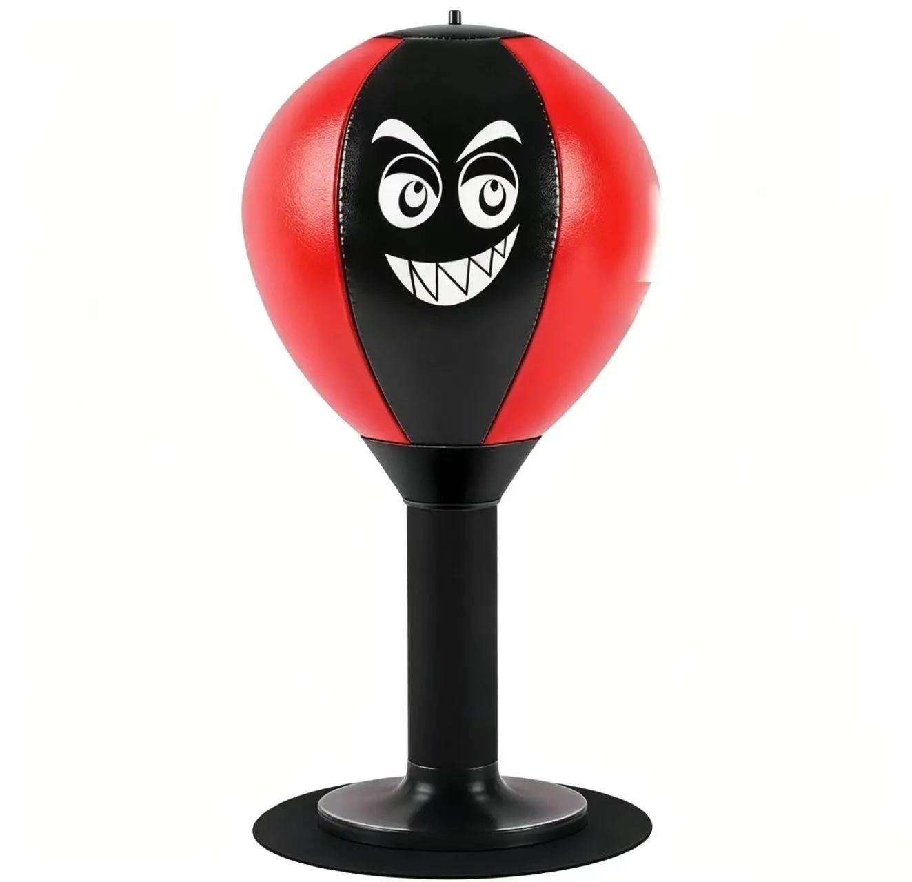 Desktop Punching Bag with Double Suction Cup Base for Stress Relief, Upgraded Spring & Durable Tabletop Boxing Ball for Office or Home, Fun Gift for Men, Women & All Ages