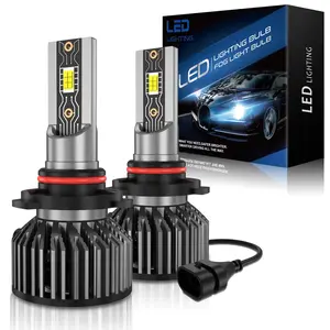 9005 LED Headlights High Beam Bulbs Super Bright White Canbus Kit 100W Pack of 2