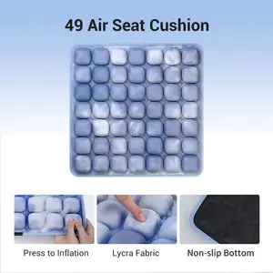 1pc 3D Ergonomic Chair Cushion For Long Sitting, Office Chair Car Seat Cushion, Adjustable Inflatable Cushion, Pressure Relief Air Pad for Hip Pain