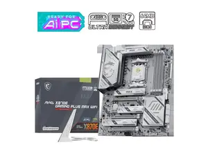 MSI MAG X870E GAMING PLUS MAX WIFI Motherboard, ATX - Supports AMD Ryzen 9000 / 8000 / 7000 Processors, AM5 - DDR5 Memory Boost (up to 8200+ MT/s OC), PCIe 5.0 x16, M.2 Gen5, Wi-Fi 7, 5G LAN