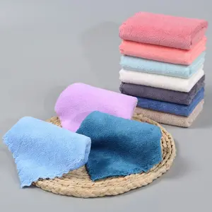 20 Pieces Pure Color Towels, Simple Solid Color Face Towels, Soft Absorbent Small Hand Towels, Bathroom Accessories Travel Essentials, Quick Drying Towel