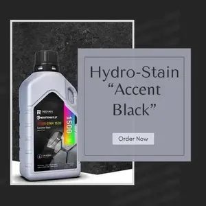 Hydro-Stain "Accent Black" Concrete Stain