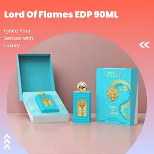 Emper Lord of Flames EDP Perfume by Emper Dragon Collection 3.0oz 90ml Captivating Oud Aromatic Woody Floral Oriental Long Lasting Fragrance